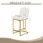 Ensemble de 2 chaises de bar de style moderne avec une conception simple, des tabourets hauts confortables au design créatif et des chaises de salle à manger flexibles convenant aux bars, aux restaurants ou aux comptoirs de cuisine-388635377