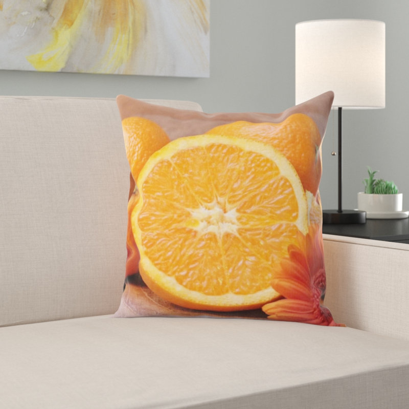 Coussin orange
