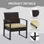 2 - Person Patio Dining Set Table,