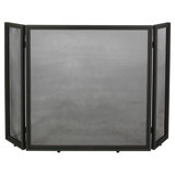 Metropolitan 3 Panel Iron Fireplace Screen