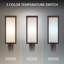 Lampadaire d'extérieur à DEL à intensité variable 2700K Led avec interrupteur de température de couleur réglable (2700K / 3000K / 3500K)-116386499