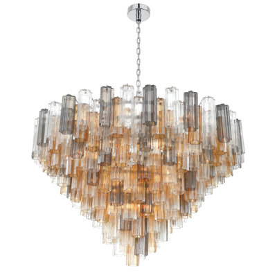 Tenneville 49'' Polished Chrome Chandelier