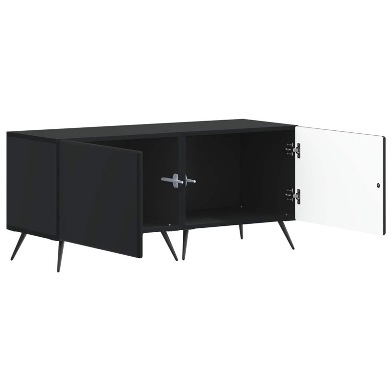 Unfinished with Fireplace Included, Black