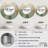 Green Gold Minimalism Poteries - Abstract Spirals Round Mirror Wall Decor_MTMIR107312-710240933