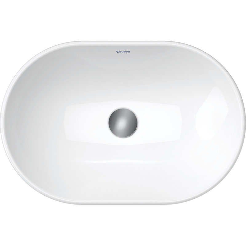 Duravit D-Neo Washbowl White High Gloss 23.63" Vessel