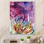 Fleurs mauves - Marbre liquide - Peinture-1697214596-1697214601