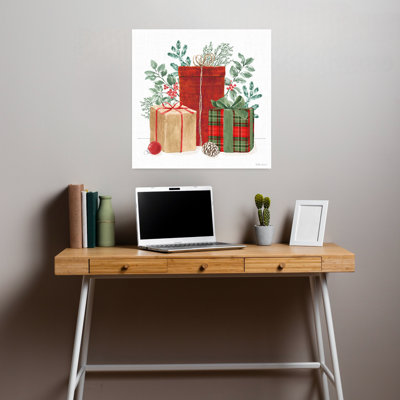 «Classic Christmas III», art abstrait traditionnel