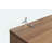 Retro Style Hall Tree With 2 Rattan Doors And 4 Hooks, Elegant Walnut