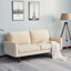 Causeuse confortable en mousse haute densité avec tissu en microfibre et structure en bois massif pour une utilisation durable-128556842