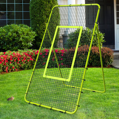 Filet de baseball et de soccer - Cadre d'entraînement multisport de 86 po avec zones ciblées pour la pratique du lancer, du frappeur et des coups de pied