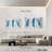 Kerner Blue Feathers On Wood-108145048