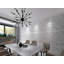 Panneau mural 3D blanc 19,7 po x 19,7 po Falkirk Ross (paquet de 10)