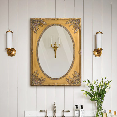 Glennville Solid Wood Arch Wall Mirror