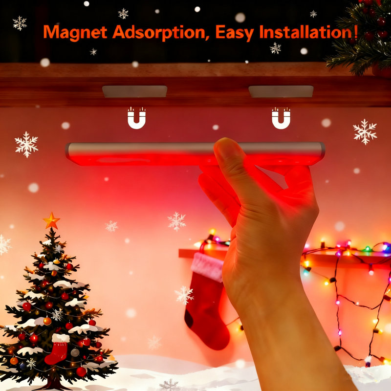 Battery Operated RGB Holiday Light,8 colors Rechargeable Festival decorative lights for Christmas and Halloween Gift 