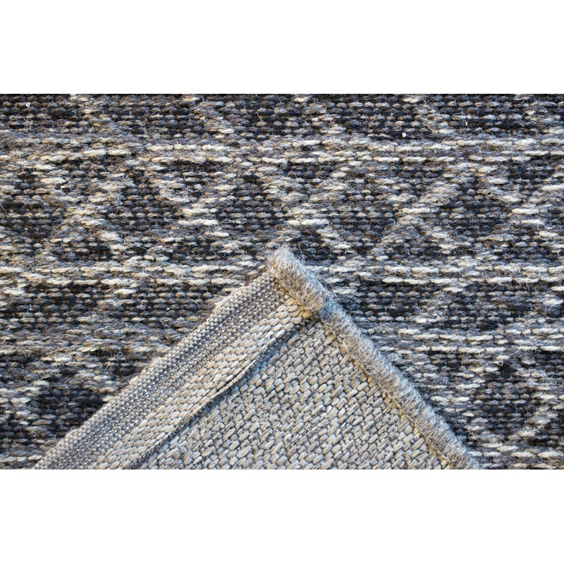 Libby Geometric Wool Hand Woven Area Rug, Rectangle 200 x 290cm