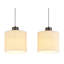 Takota 1 - Light Matte Black LED Geometric Pendant