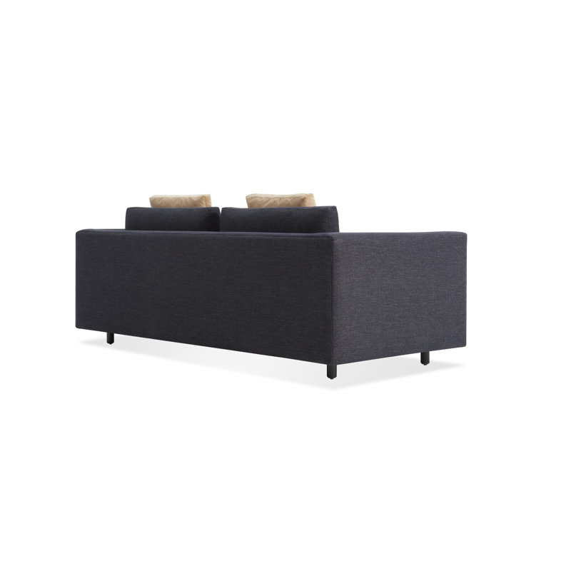 Hands Down Sofa, Tofte Navy Polyester Blend/Dark Gray