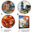 Décoration murale multicolore «Village in Europe I» - paysages urbains-1891365993