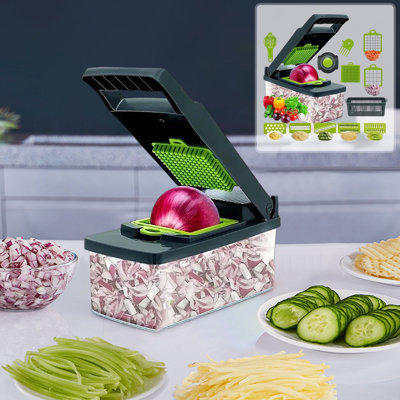 A SLICER Coupe-légumes et coupe-légumes 14/16 pièces