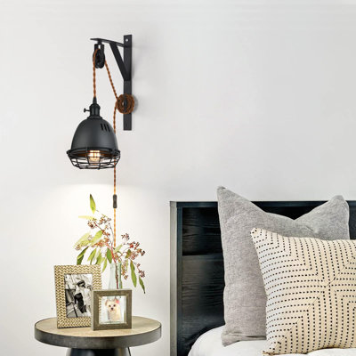 Ensemble de 2 lampes suspendues murales Pulley