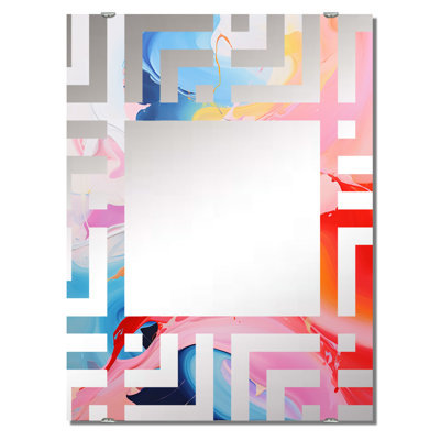 Cipolla - Abstract Liquid Ink Wall Mirror