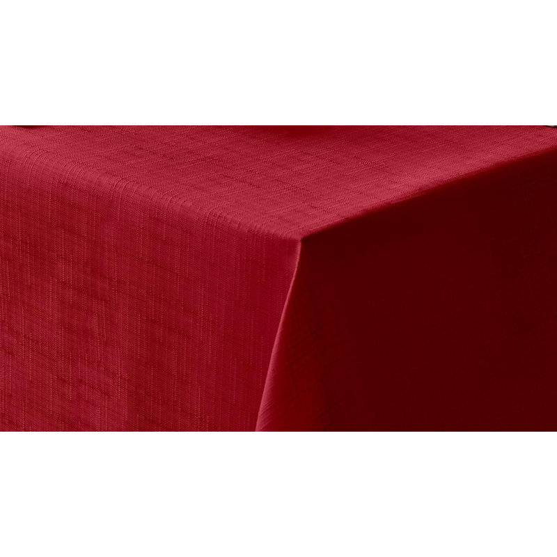 Tablecloth, 180cm W Round, Red