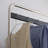 Coat Rack Stainless Steel Handles Braked Wheels