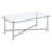 Linda Chrome 3-piece Coffee Table Set