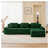 Velours côtelé vert