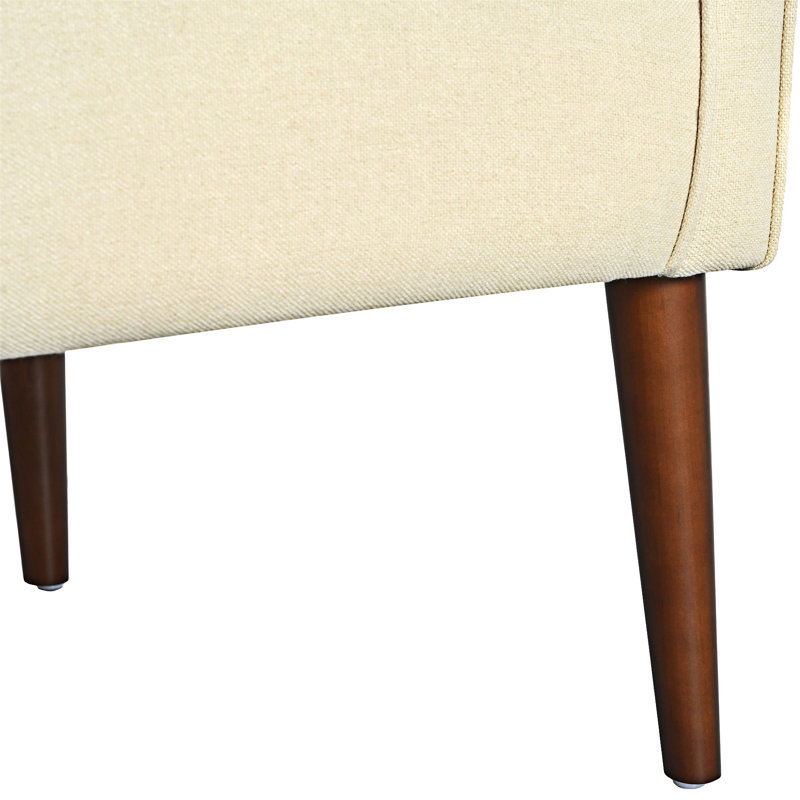 Fauteuil d'appoint rembourré capitonné