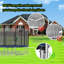 SENCHO GINSYTALIOR Round Backyard Trampoline with Safety Enclosure