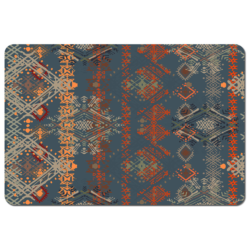 Mukilteo Polyester-Coated Hardboard Patchwork Rectangle Placemat