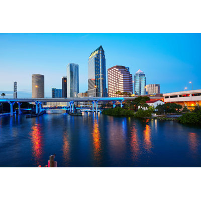 " Tampa Skyline At Sunset "