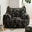 Retro bamboo leaf bean bag single sofa