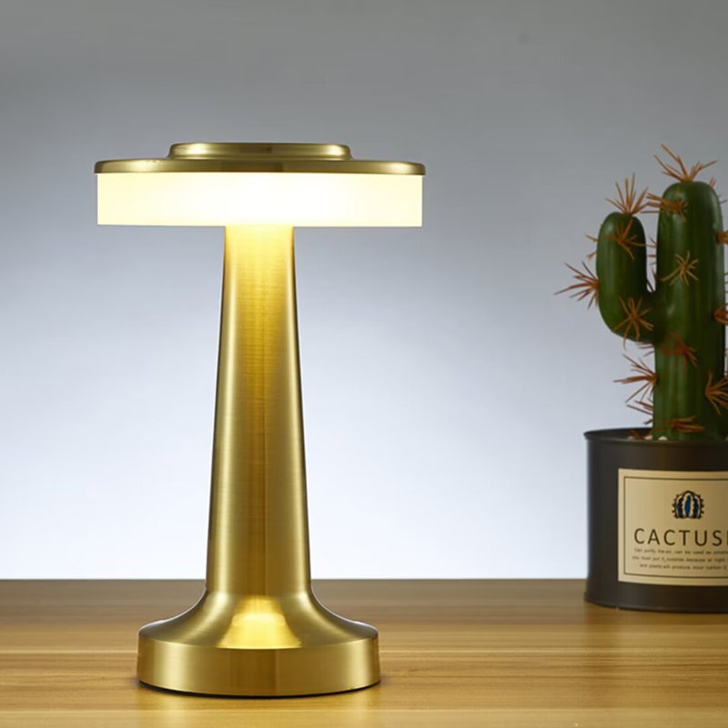 Portable LED Table Lamp 3-Levels Brightness Touch Sensor Control Touch Sensor Control, Gold
