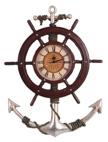 Aslam Anchor Clock Life Size Statue