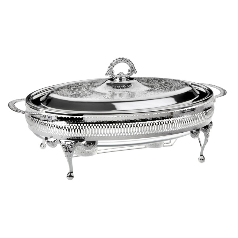 Oval Silver Plated Casserole