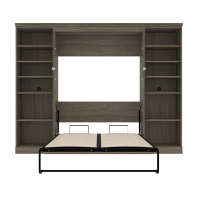 Lit escamotable avec rangement bas Alvaretta