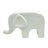 Stoneware Ceramic Elephant Figurine - Modern Minimalist Decorative Sculpture for Home and Office Decor.-1138424970