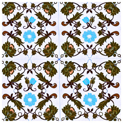 Édredon à motif floral