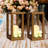 10.6'' H Wood Lantern