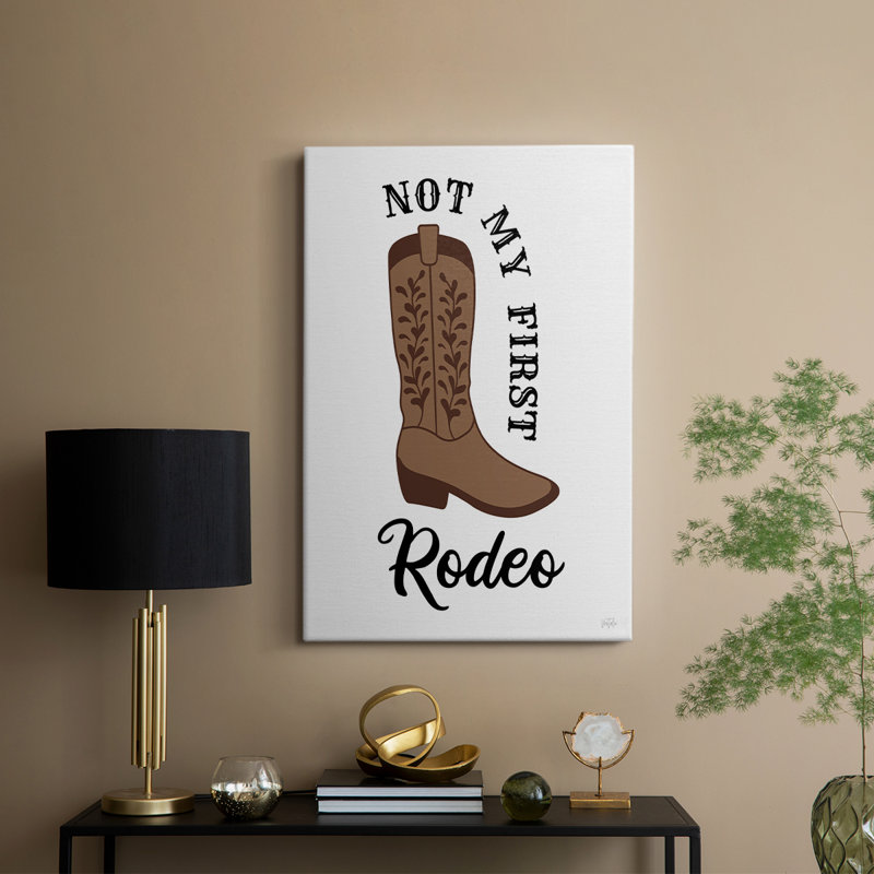 Not My First Rodeo -Gallery Wrapped Cavas, 60" H x 40" W