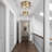Alixandra 2-Light Flush Mount Glass Ceiling Light with Metal Frame-1621395375-1640798741