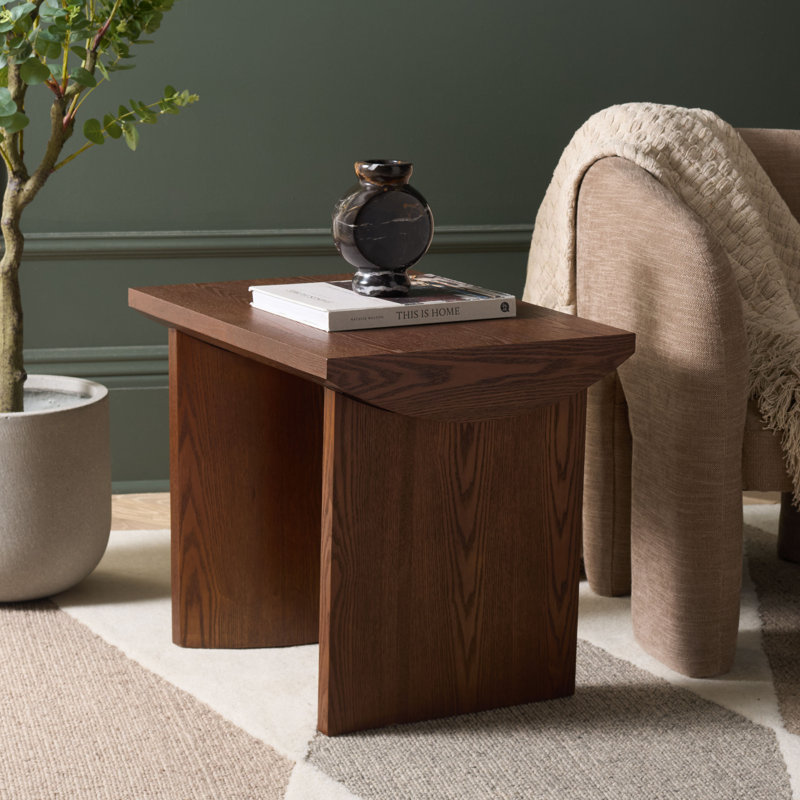 Table de bout Bara, Noyer