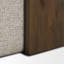 Table basse en tissu Trayden gris avec plateau coulissant brun 55,0 x 37,0 x 46,0 (cm)