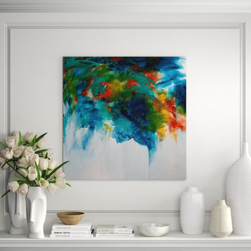 Spring Top Print by Samuel Kane, 36" H x 36" W x 1.5" D, Outdoor