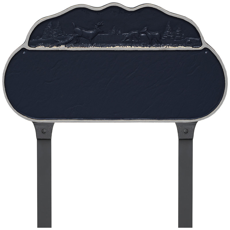 Arch Lawn Insert, Navy/Silver
