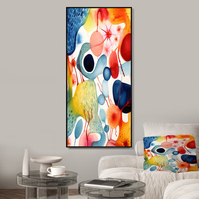 Colourful Geometric Mid Century Shapes 4 - Abstract Wall Art