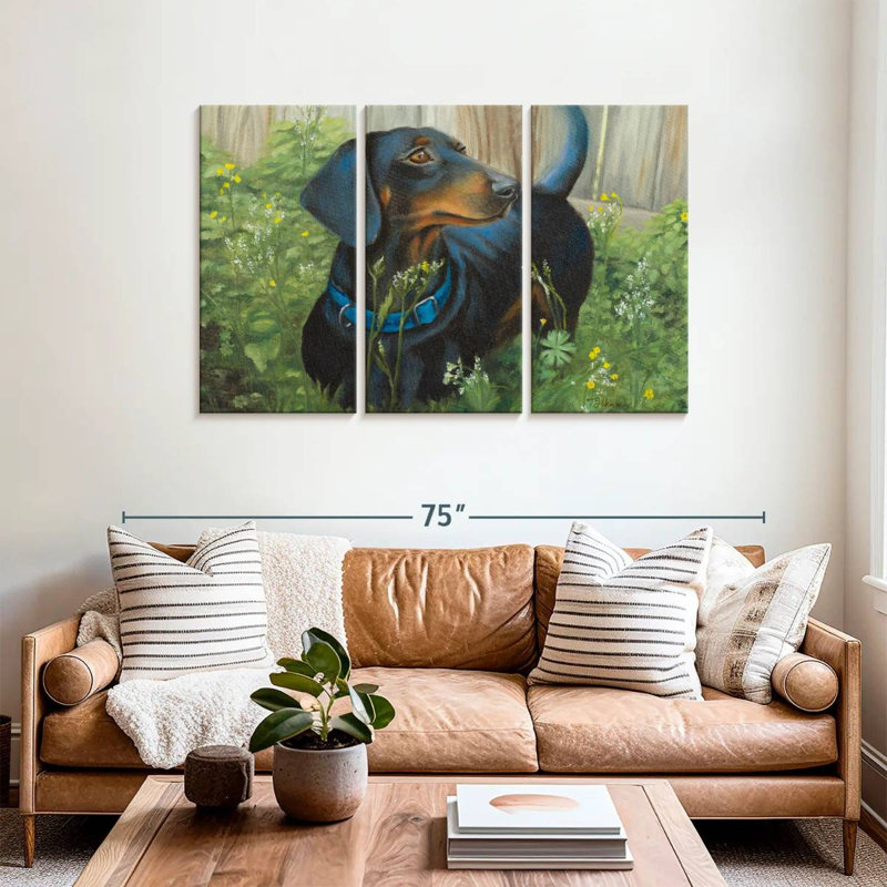 Brampt Dachshund, 36" H x 57" W
