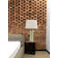 Cylinder 55cm Metal Ceramic look Table Lamp-321059713-321059724